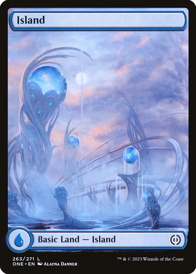 Island ONE-263 Phyrexia: All Will Be One Magic card