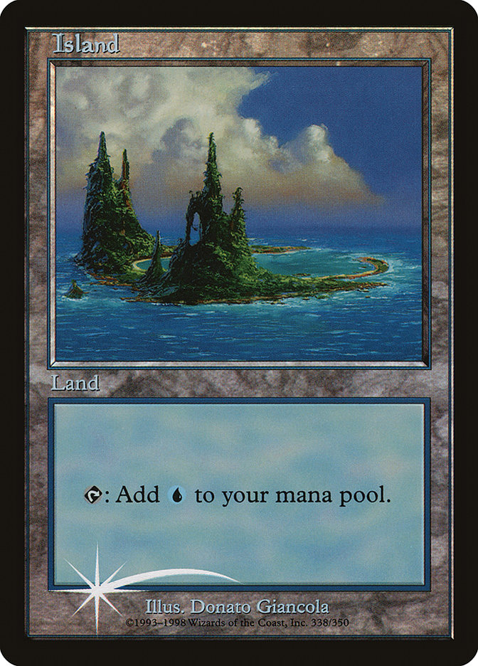 Island PAL99-3CROSS Arena League 1999 Magic card