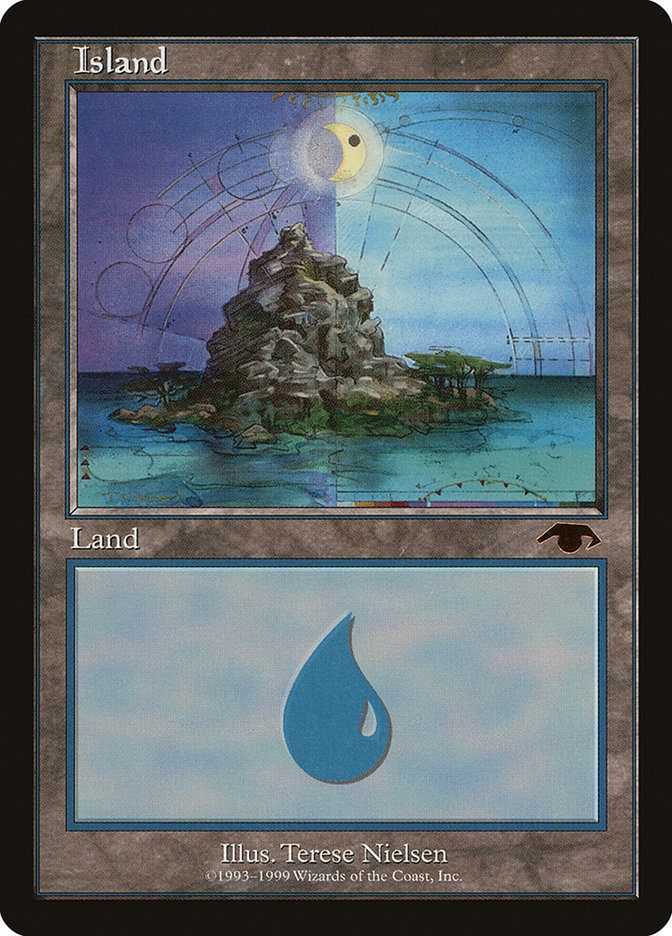 Island PGRU-2 Guru Magic card