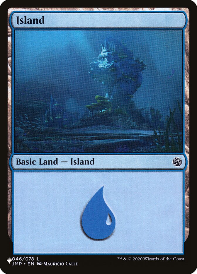 Island PLST-JMP-46 The List Magic card