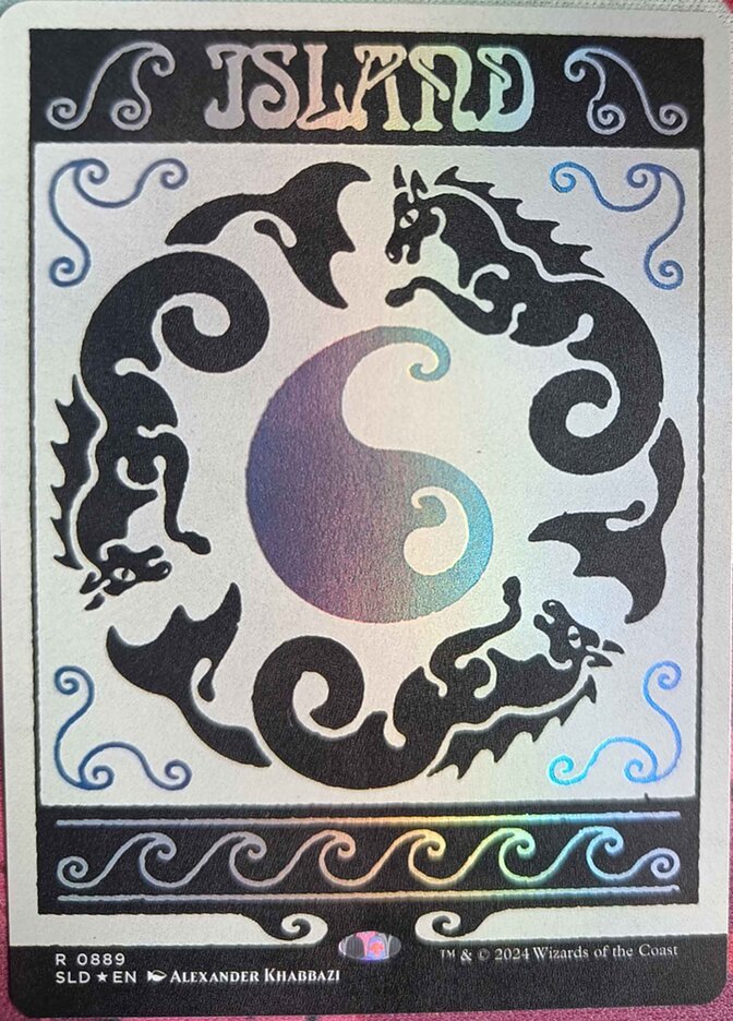 Island SLD-889 Secret Lair Drop Magic card