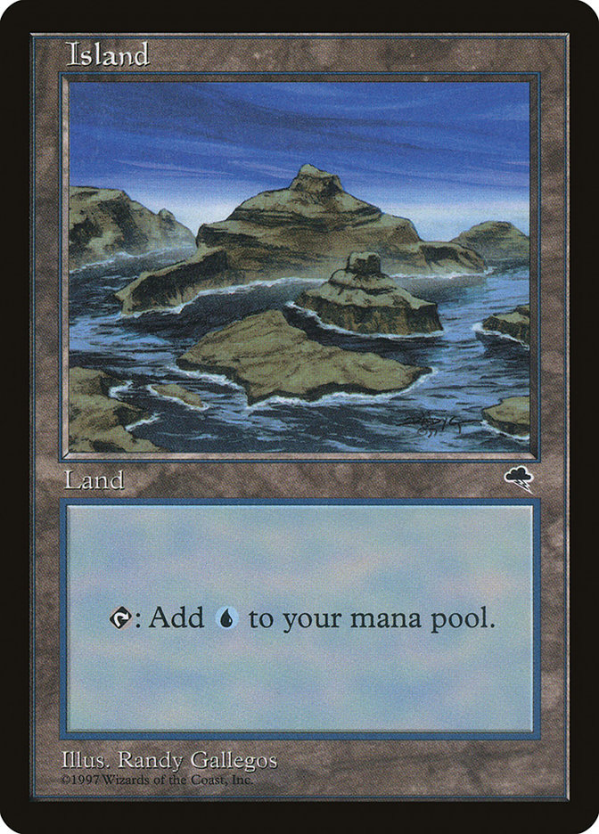 Island TMP-338 Tempest Magic card