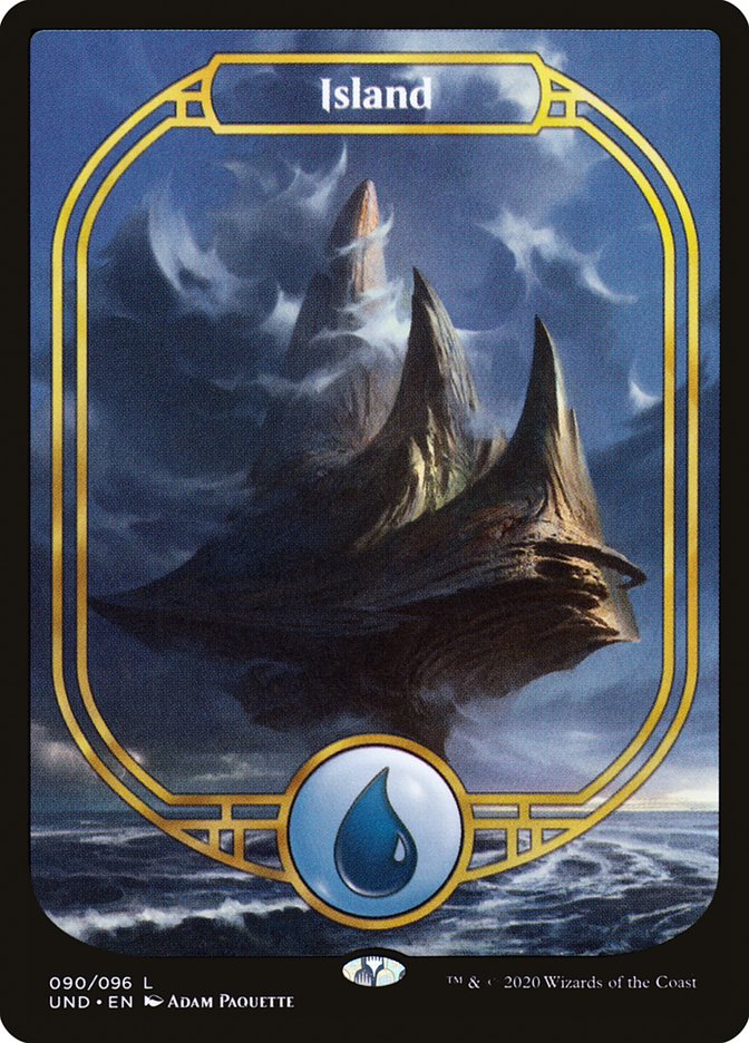 Island UND-90 Unsanctioned Magic card