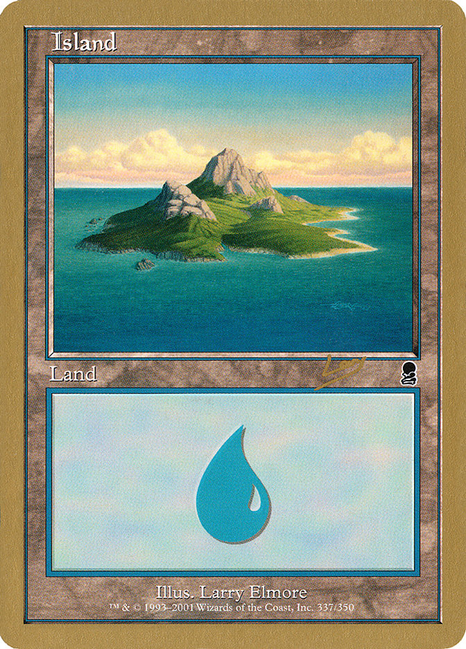 Island WC02-RL337B World Championship Decks 2002 Magic card