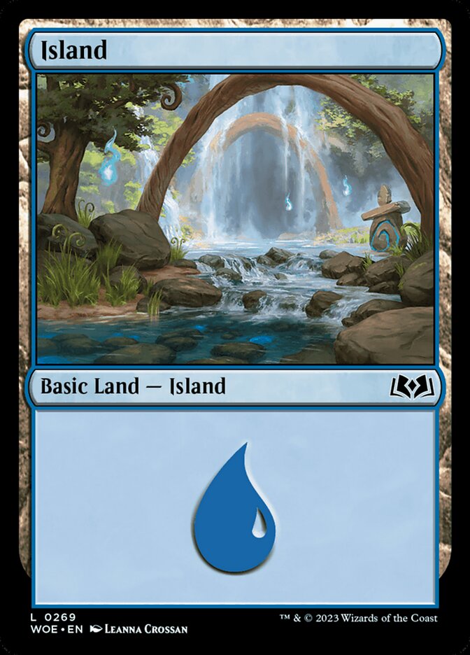 Island WOE-269 Wilds of Eldraine Magic card