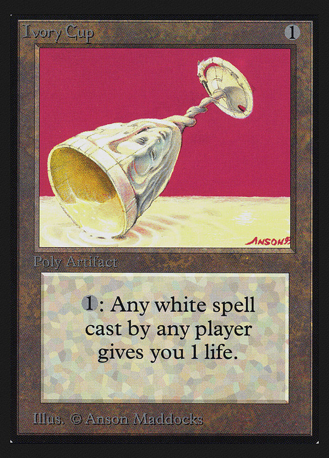 Ivory Cup CEI-252 Intl. Collectors' Edition Magic card