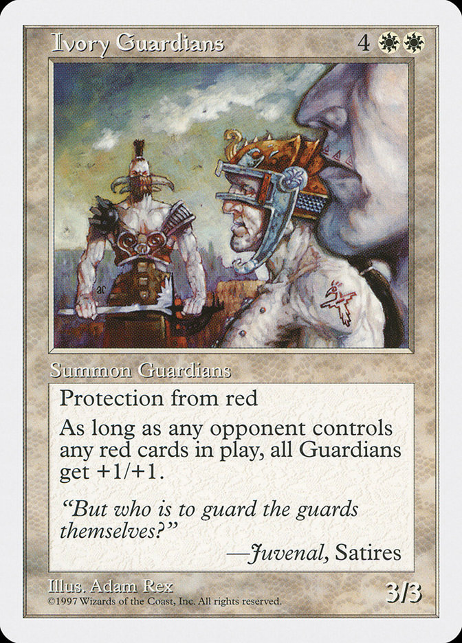 Ivory Guardians 5ED-40 Fifth Edition Magic card