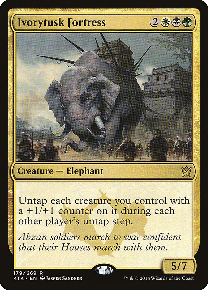 Ivorytusk Fortress KTK-179 Khans of Tarkir Magic card