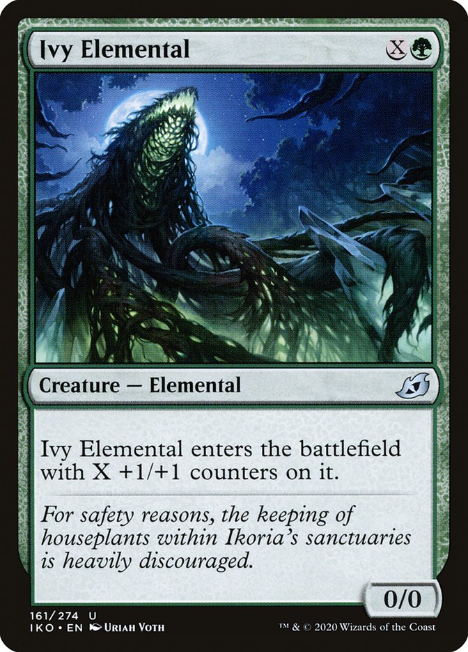 Ivy Elemental IKO-161 Ikoria: Lair of Behemoths Magic card