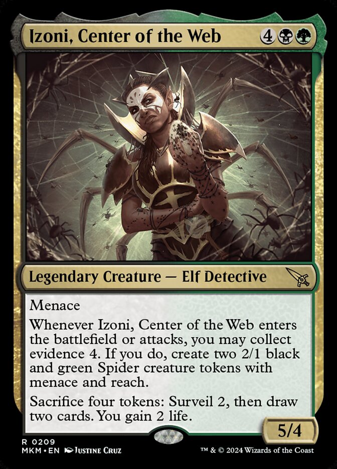 Izoni, Center of the Web MKM-209 Murders at Karlov Manor Magic card