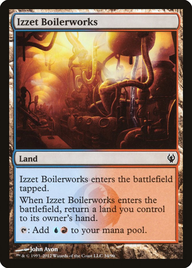Izzet Boilerworks DDJ-34 Duel Decks: Izzet vs. Golgari Magic card