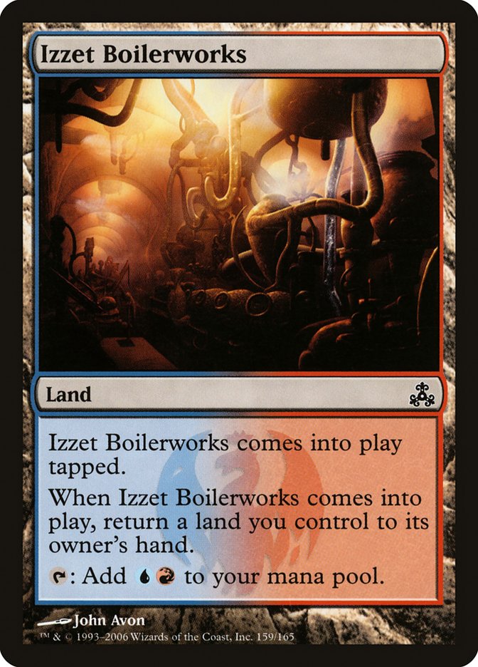 Izzet Boilerworks GPT-159 Guildpact Magic card