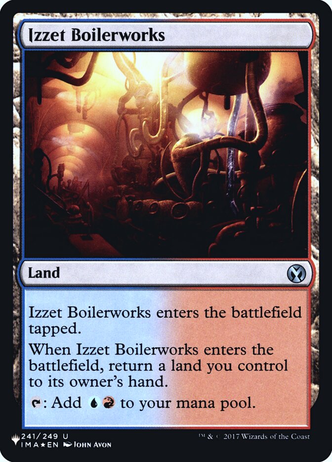 Izzet Boilerworks PLST-IMA-241 The List Magic card