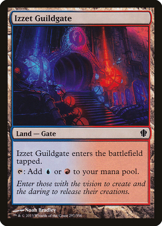 Izzet Guildgate C13-297 Commander 2013 Magic card