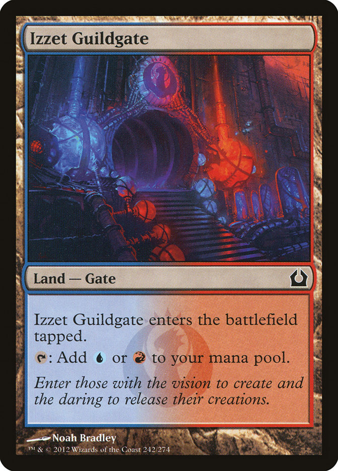 Izzet Guildgate RTR-242 Return to Ravnica Magic card