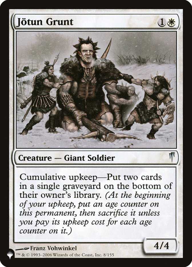Jötun Grunt PLST-CSP-8 The List Magic card