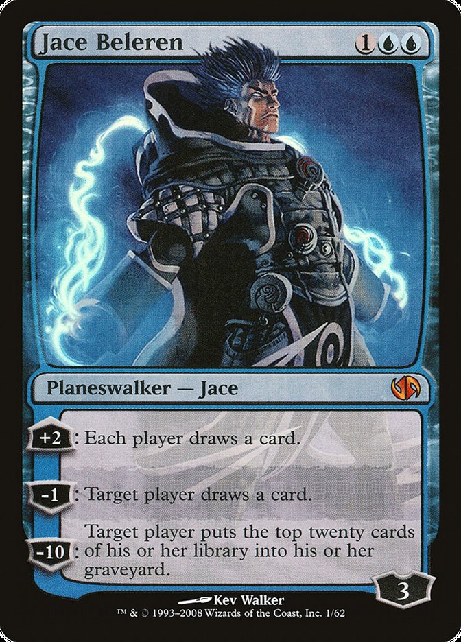 Jace Beleren DD2-1 Duel Decks: Jace vs. Chandra Magic card