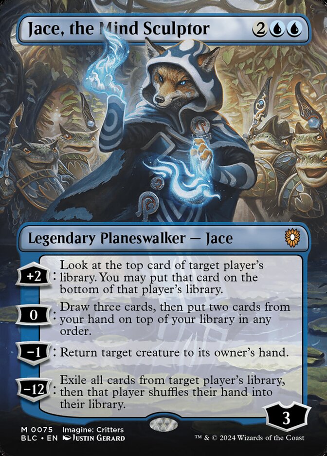 Jace, the Mind Sculptor BLC-75 Bloomburrow Commander Magic card
