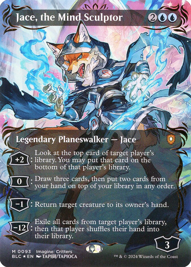 Jace, the Mind Sculptor BLC-93 Bloomburrow Commander Magic card