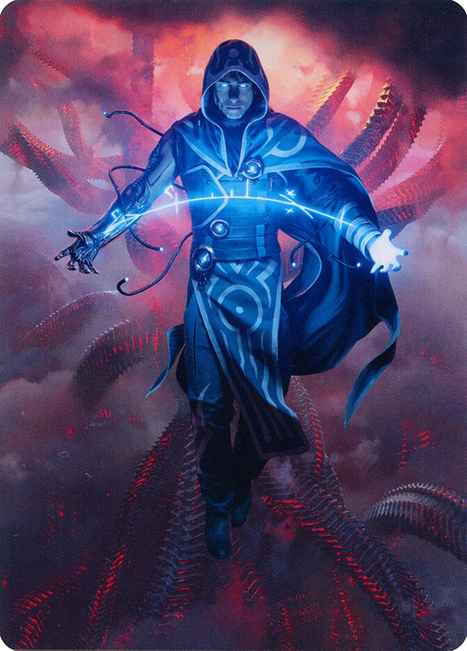 Jace, the Perfected Mind // Jace, the Perfected Mind AONE-15 Phyrexia: All Will Be One Art Series Magic card