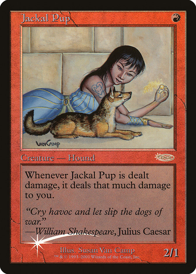 Jackal Pup F01-8 Friday Night Magic 2001 Magic card