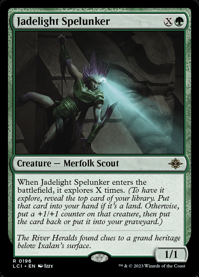 Jadelight Spelunker LCI-196 The Lost Caverns of Ixalan Magic card