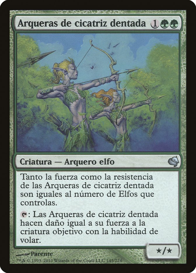 Jagged-Scar Archers PS11-145 Salvat 2011 Magic card