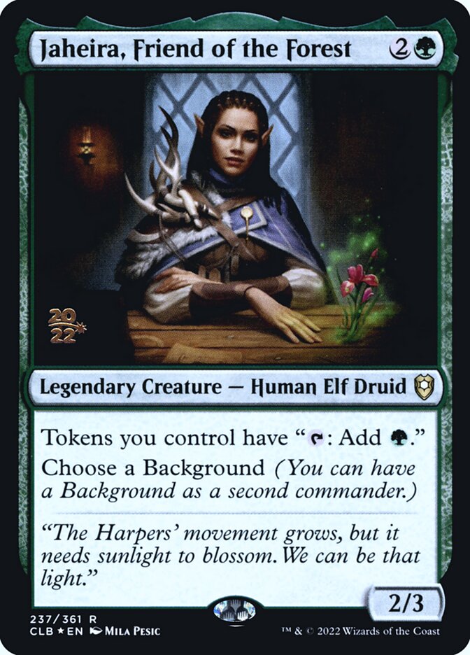 Jaheira, Friend of the Forest PCLB-237S Battle for Baldur's Gate Promos Magic card