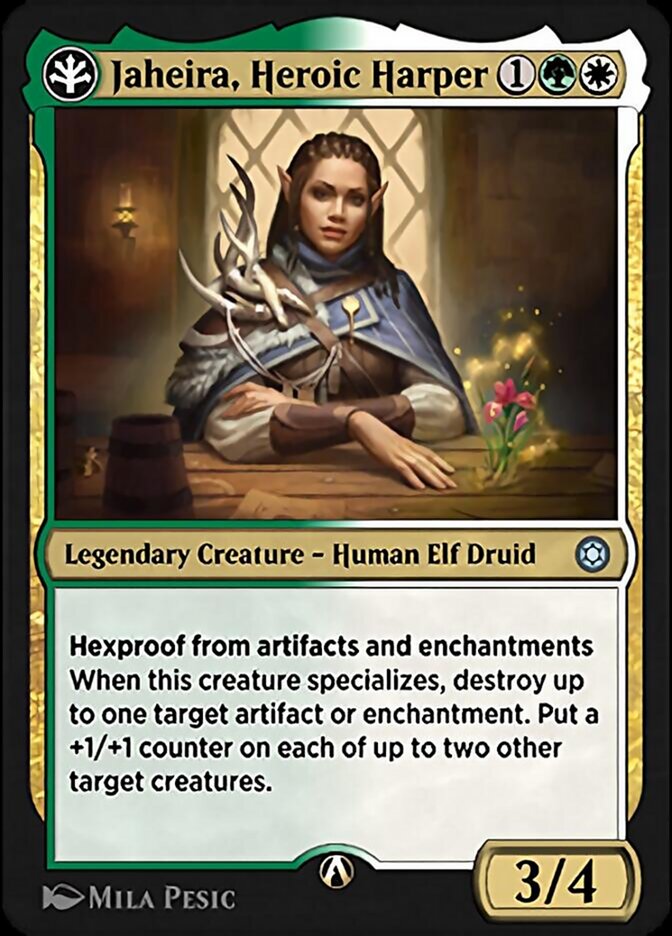 Jaheira, Heroic Harper HBG-16W Alchemy Horizons: Baldur's Gate Magic card