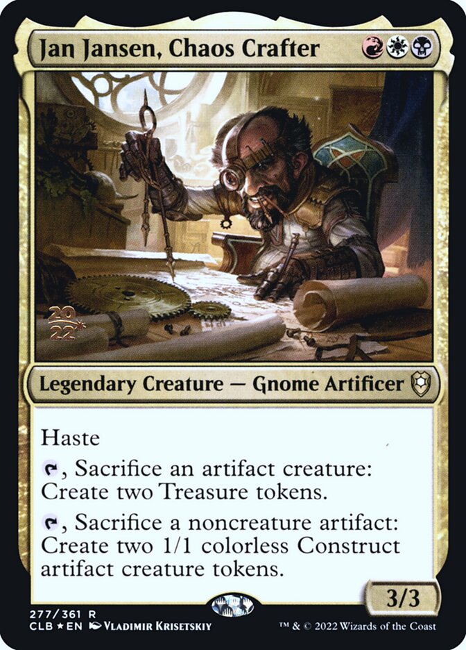 Jan Jansen, Chaos Crafter PCLB-277S Battle for Baldur's Gate Promos Magic card