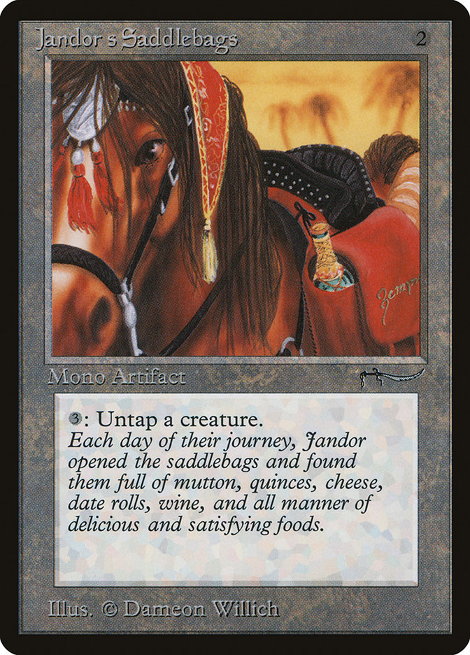 Jandor's Saddlebags ARN-65 Arabian Nights Magic card