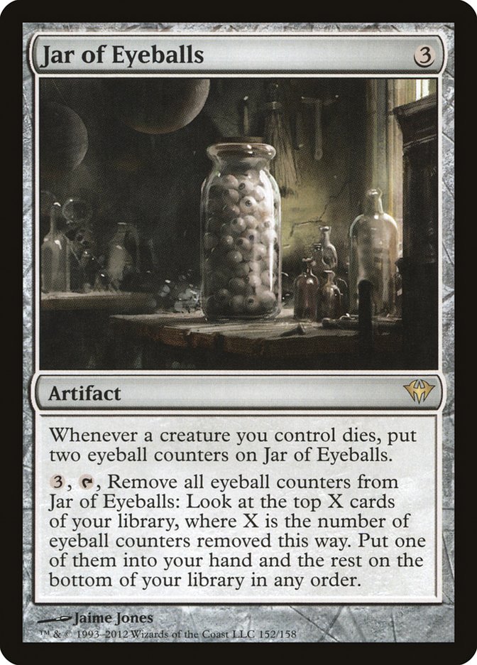 Jar of Eyeballs DKA-152 Dark Ascension Magic card