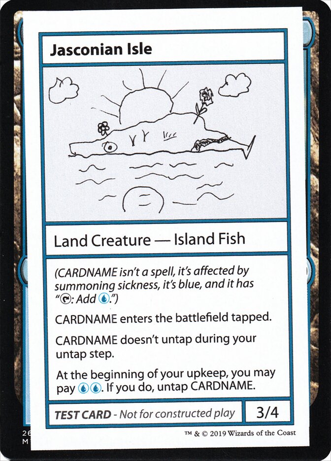Jasconian Isle CMB2-117 Mystery Booster Playtest Cards 2021 Magic card