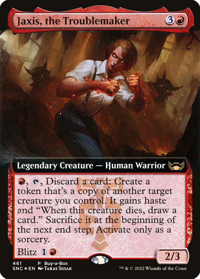 Jaxis, the Troublemaker SNC-461 Streets of New Capenna Magic card