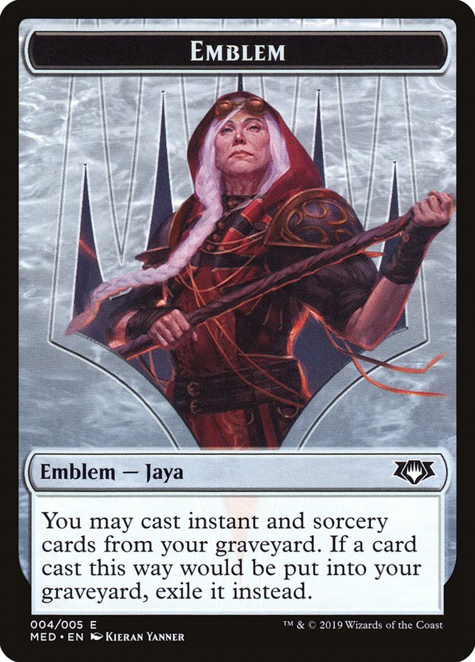 Jaya Ballard Emblem TMED-R4 Mythic Edition Tokens Magic card