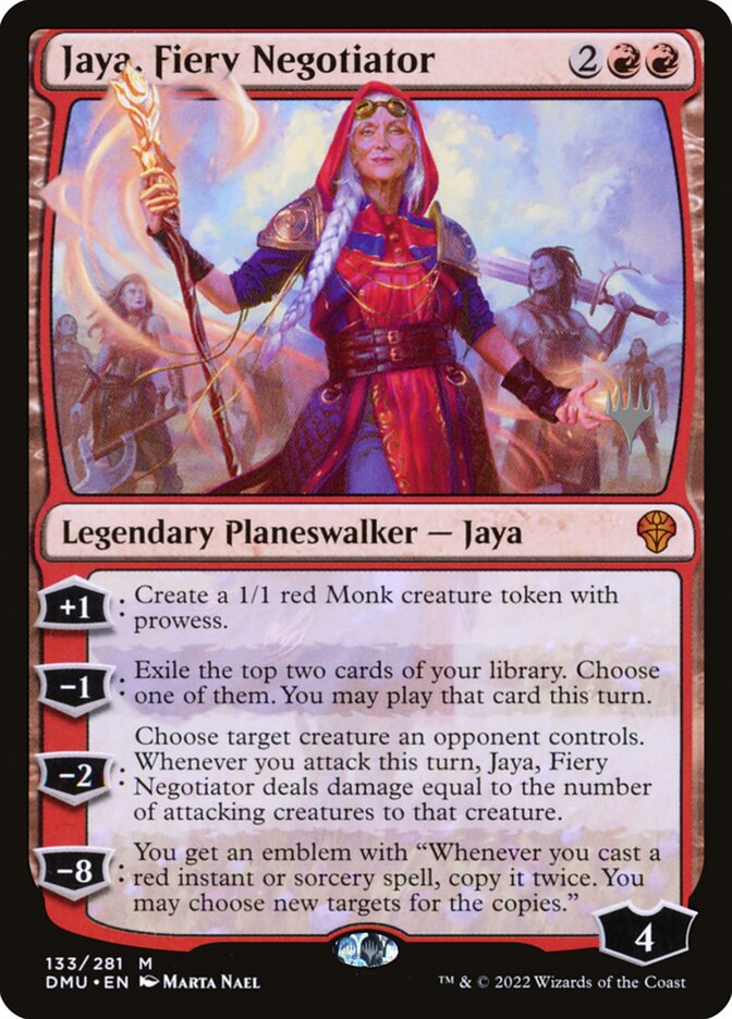 Jaya, Fiery Negotiator PDMU-133P Dominaria United Promos Magic card