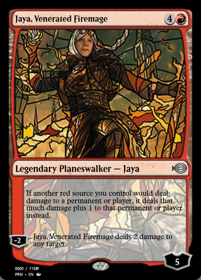 Jaya, Venerated Firemage PRM-77977 Magic Online Promos Magic card