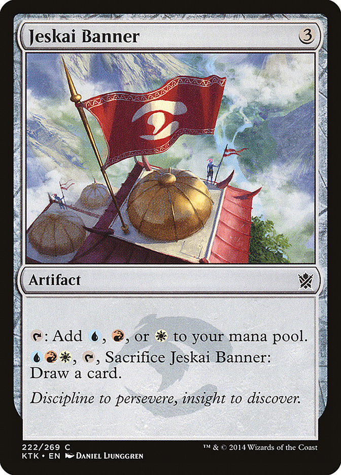Jeskai Banner KTK-222 Khans of Tarkir Magic card
