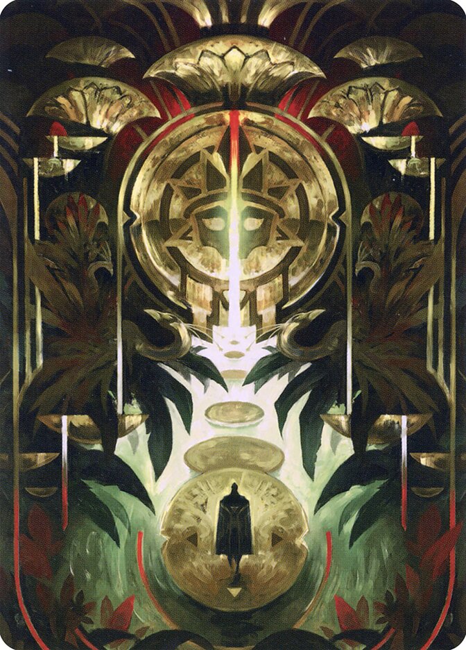 Jetmir's Garden // Jetmir's Garden ASNC-76 New Capenna Art Series Magic card