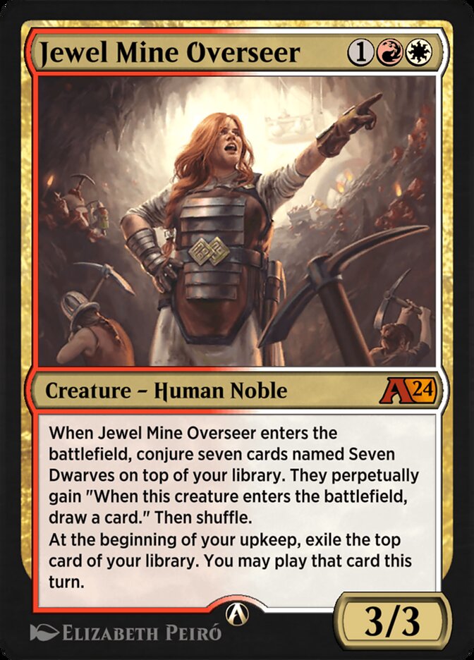 Jewel Mine Overseer YWOE-21 Alchemy: Wilds of Eldraine Magic card