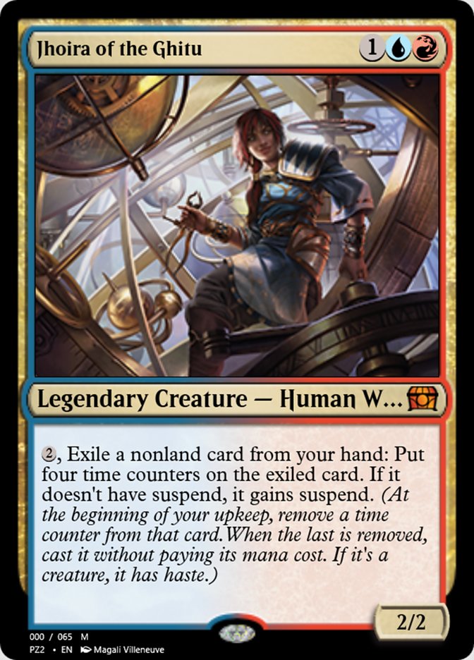 Jhoira of the Ghitu PZ2-65847 Treasure Chest Magic card
