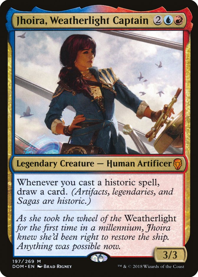Jhoira, Weatherlight Captain DOM-197 Dominaria Magic card