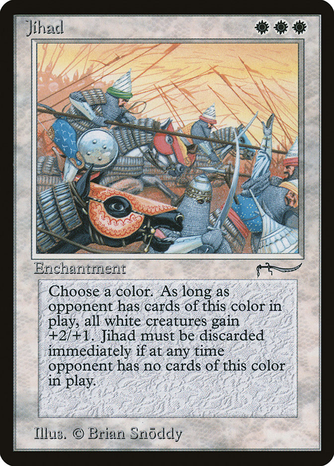 Jihad ARN-5 Arabian Nights Magic card