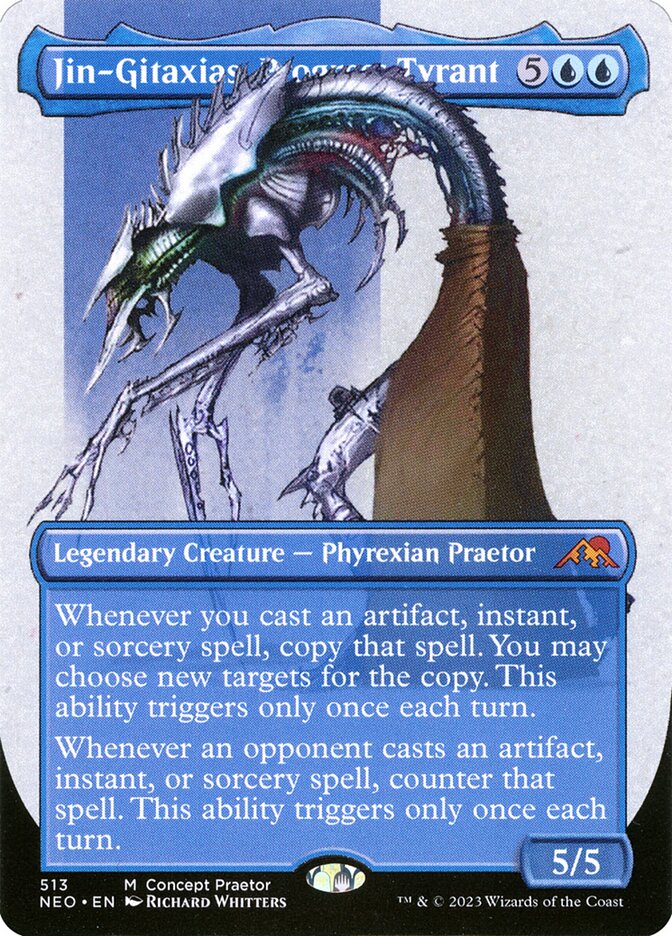 Jin-Gitaxias, Progress Tyrant NEO-513 Kamigawa: Neon Dynasty Magic card