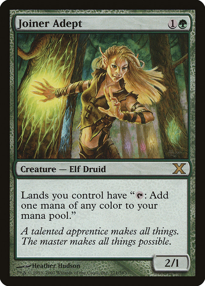 Joiner Adept 10E-271 Tenth Edition Magic card