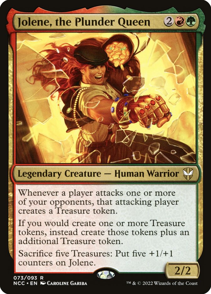 Jolene, the Plunder Queen NCC-73 New Capenna Commander Magic card