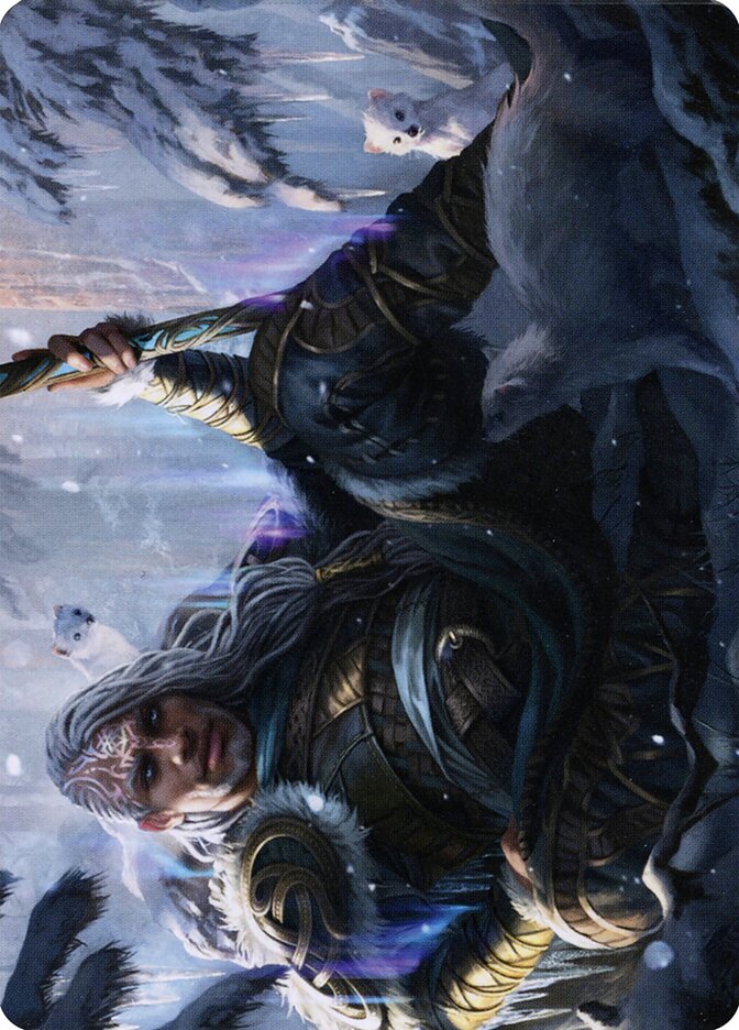 Jorn, God of Winter // Jorn, God of Winter AKHM-47 Kaldheim Art Series Magic card