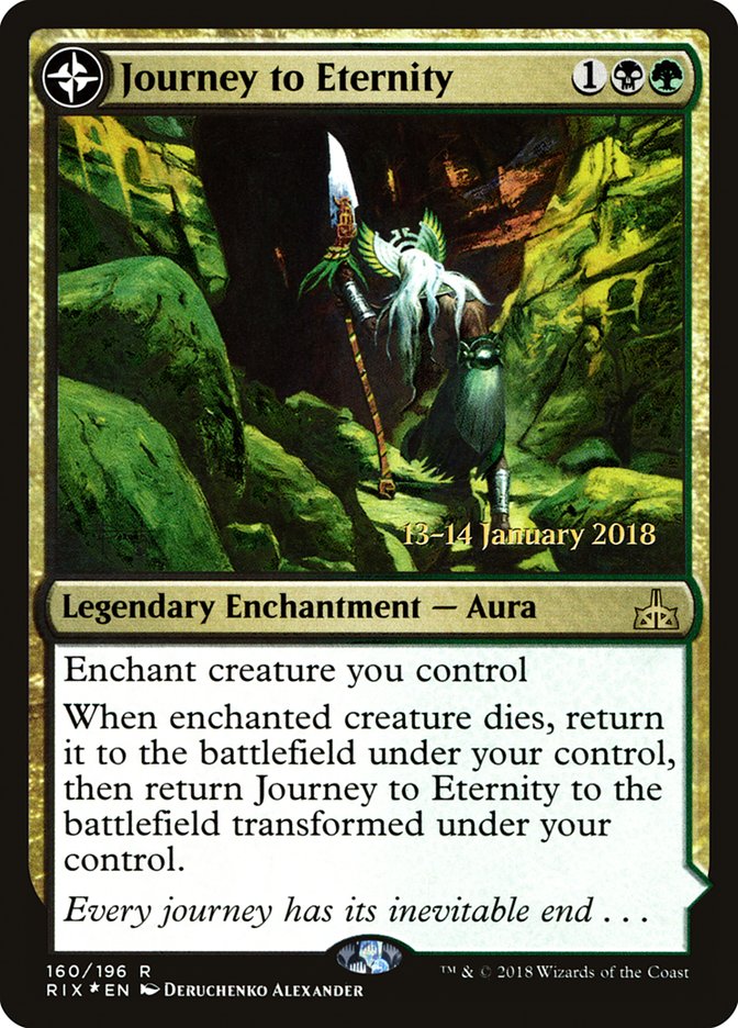Journey to Eternity // Atzal, Cave of Eternity PRIX-160S Rivals of Ixalan Promos Magic card