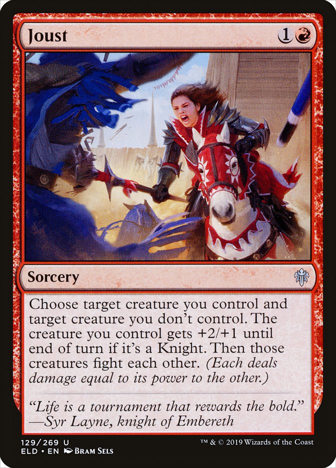 Joust ELD-129 Throne of Eldraine Magic card