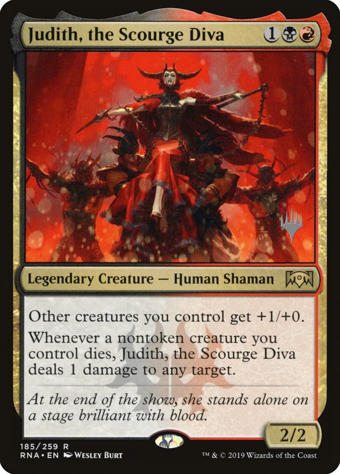 Judith, the Scourge Diva PRNA-185P Ravnica Allegiance Promos Magic card